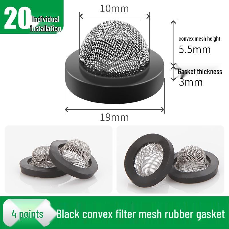 4-Punkt Silikondichtung & 6-Punkt Gummihahn-Unterlegscheiben-Set