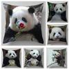 Home Decor Cute Panda Patterns On Pillow Covers Pattern Cushion Cover Suitable For Sofa Bedroom Car Pillow Cover