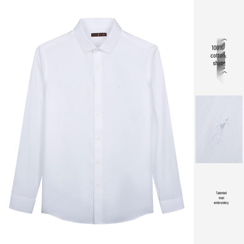 TRIES Men's Striped Jacquard Long Sleeve Shirt