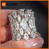 Huitan Sparkling Women Ring Silver Color Full Bright Marquise/Pear Cubic Zirconia Noble Wedding Jewelry Party Trendy Accessories
