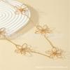 Small Flower Necklace Bracelet Jewelry Sweater Chain Flower Pendant