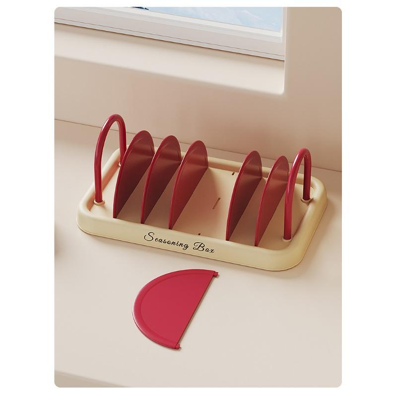 Dish DrainerCountertop Spice RackSpice Bottle JarMultifunctional Storage Racks