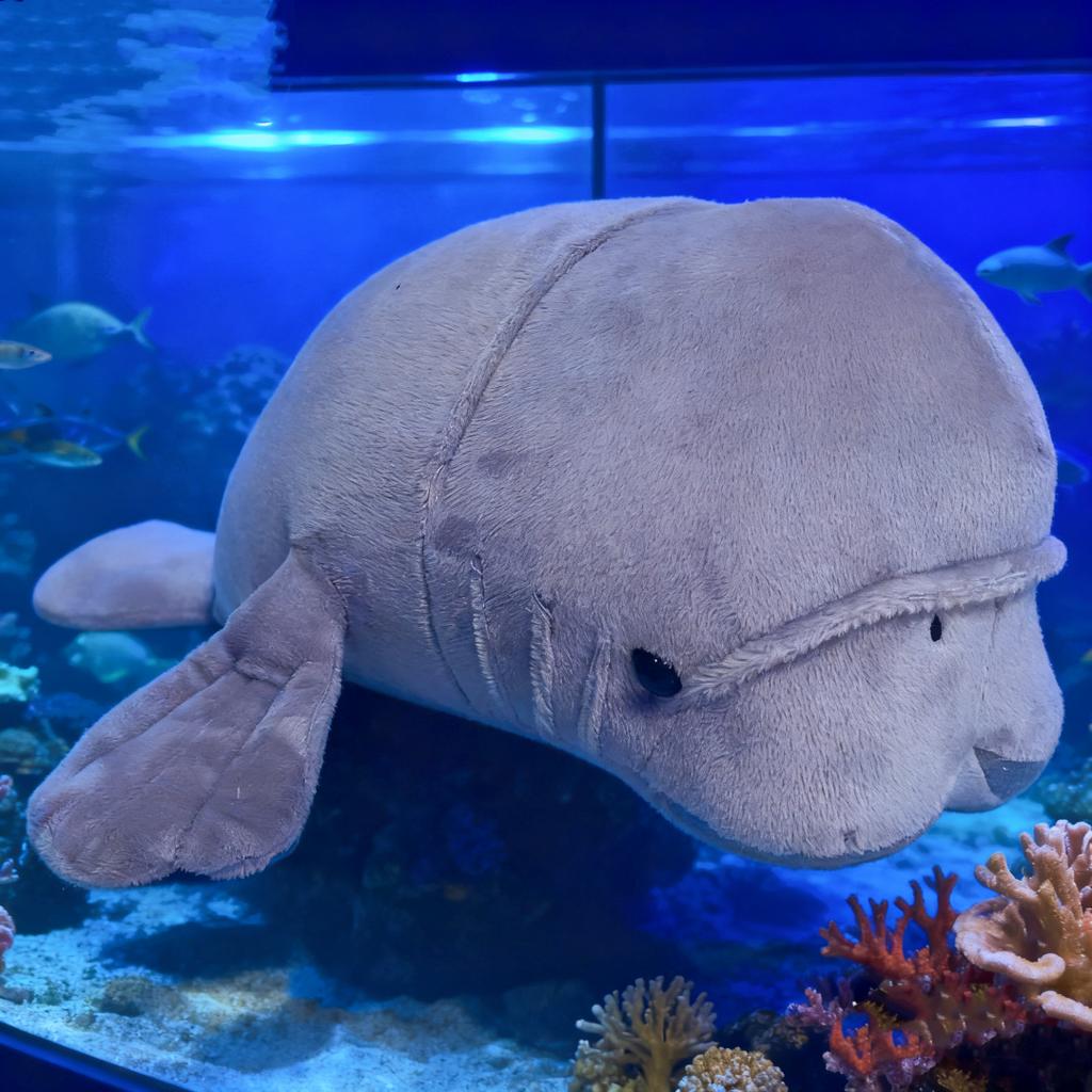 34cm50cm Kawai Morgan Der Seekuh Plüschtier Sanftes Meereswesen Geschenk Kinder Meeresleben Liebhaber Kuschelige Seekuh Weihnachtsgeschenk