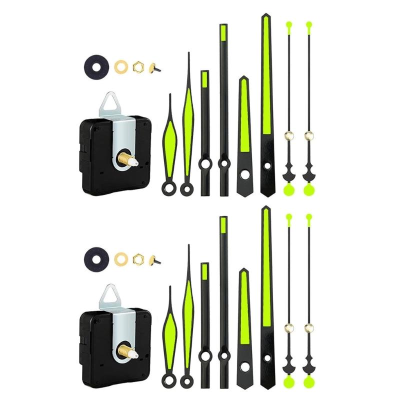 Silents Clock Mechanism Replacement Kits, Battery Operated Clock Movement Parts with Clock Hand DIY Clock Repair Parts