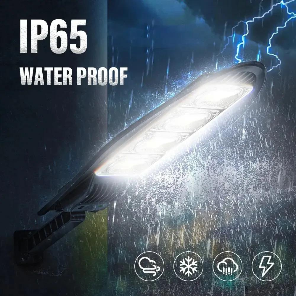 Super Bright Outdoor Solar Lamp 3000mAh IP65 Waterproof Street Lights Motion Sensor Garden Yard Wall Light Human body sensing