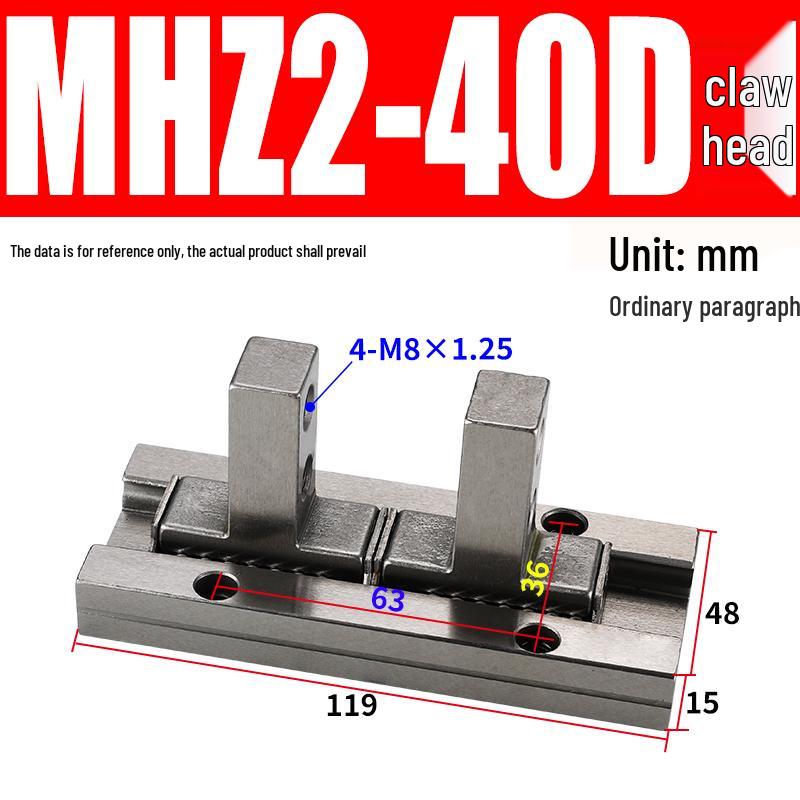 MHZL2 Pneumatic Finger Cylinder Parallel Manipulator Gripper MHZ2/HFZ Series