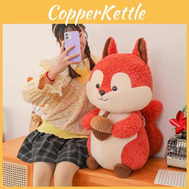 Cartoon Plush Squirrel Toy Cute Stuffed Animal Dolls Decorations Gifts Kids