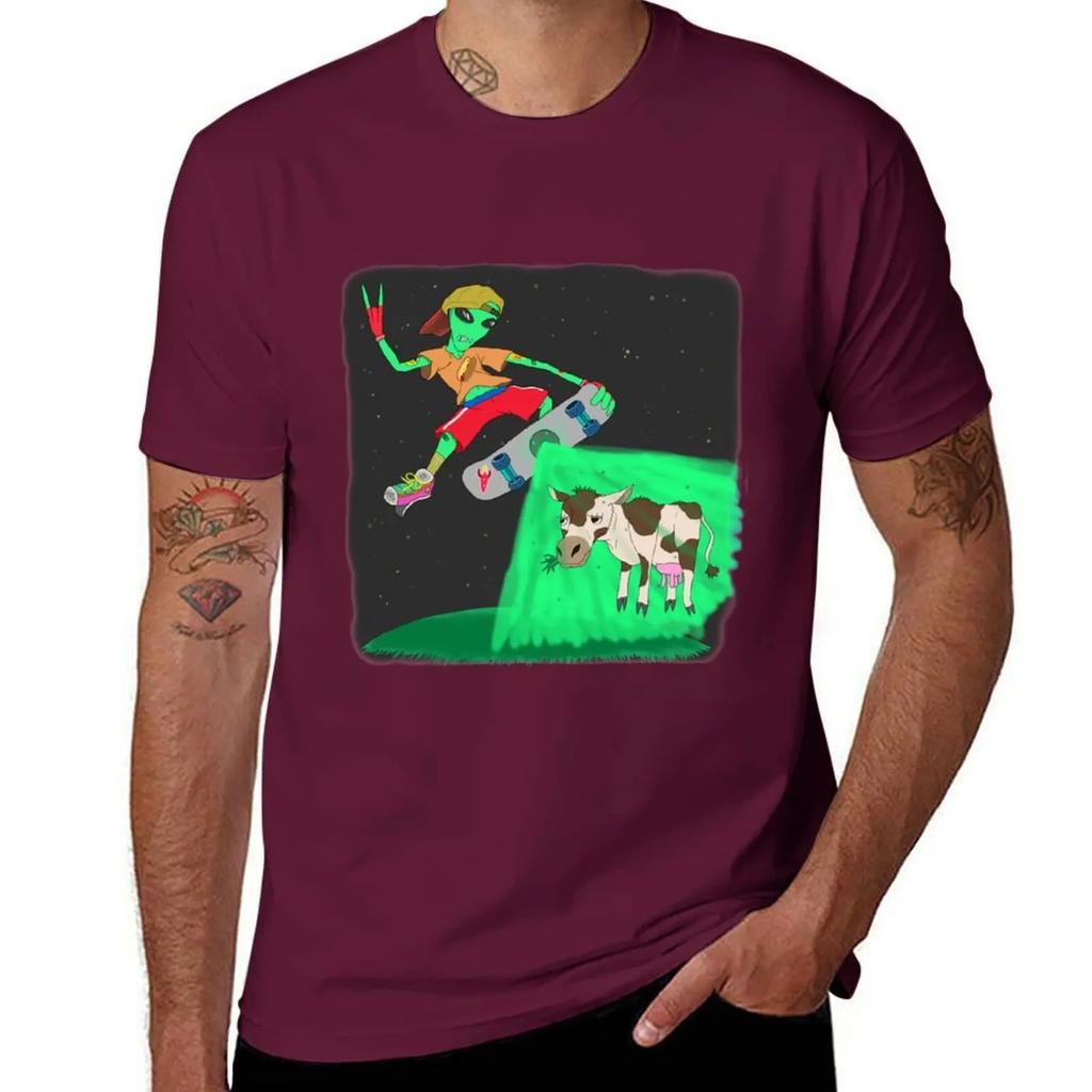 Alien New Wave T-Shirt hippie clothes Blouse plus size tops man clothes mens graphic t-shirts