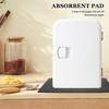 Mini Fridge Silicone Mat 30x40cm Portable Antislip Refrigerator Drip Tray Dorm Fridge Stand Washing Machine Sink Liner
