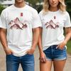 Hinese Landscape Art T Shirt Unisex Mountain Ink Painting Minimal Graphic Gift