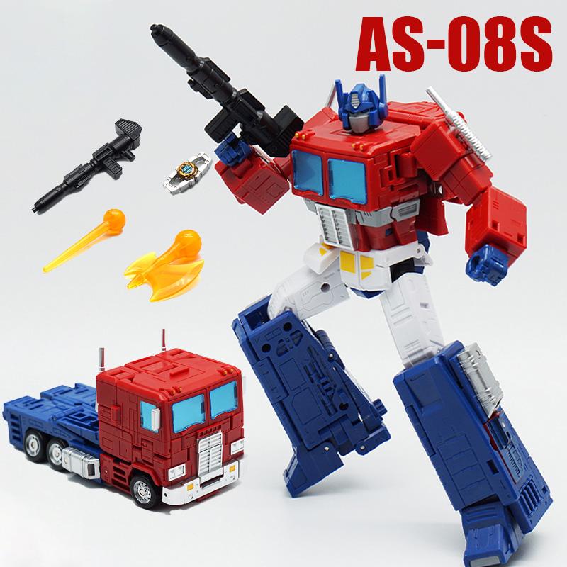 

Нова версія Трансформація AS TOYS AS-08S AS08S Звичайна версія KO SS86 Оптімус Прайм Фігурка Дії Модель Трансформація Робот Іграшка