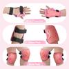 1/6 In 1 Knee Elbow Pads Set With Wrist Guard For Skateboard Ski Cycling BMX Biking Running Sports Protection