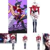 2xko Ahri Cosplay Costume Multipiece Set Satin Dress Doublelayer Pants For Anime Role Play Halloween Conventions