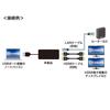 SANWA SUPPLY USB 3.1 To HDMI Display Adapter (4K Support, Dual Outputs, with LAN Port) USB-CVU3HD3