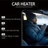 Car Electric Heater Self Adhesive Demister Defroster Heating Fan Windshield Defogger Heating Dryer Interior Accessories