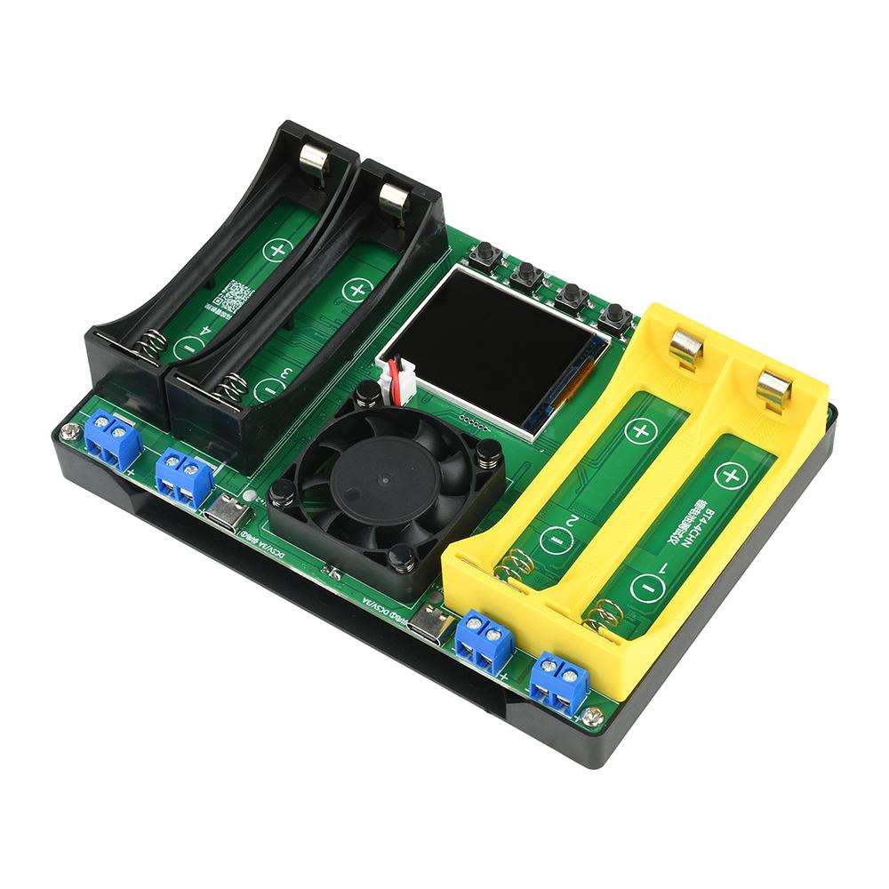 21700+18650 Battery 1.77-inch Integrated Charge/Discharge Battery Internal Resistance Tester DC Two-Wire Method Type-C Interface