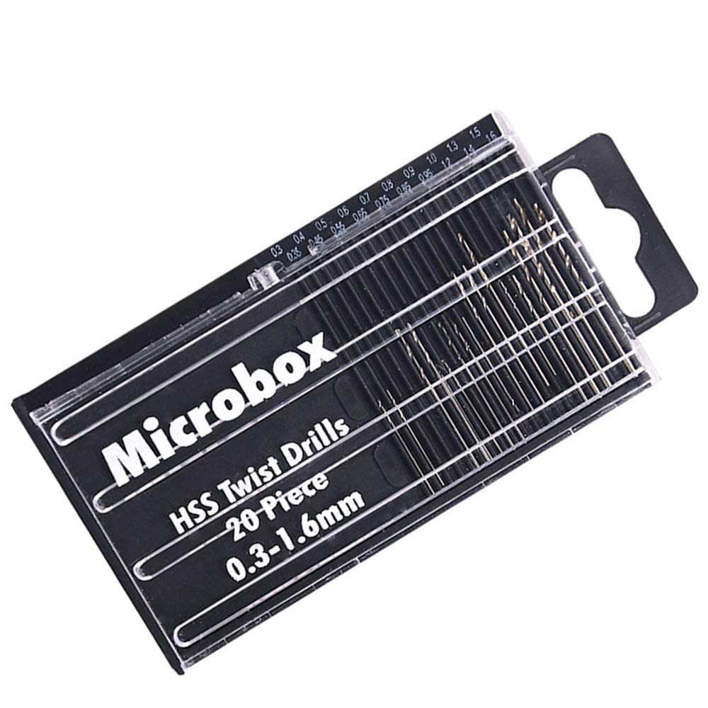 Bestgle Ultra Fine Micro Drill Set, 0.01 - 0.06 Inch (0.3 - 1.6