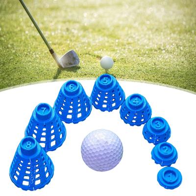 8 Pcs Golf Simulator Tees Plastic Golf Tees for Outdoor Indoor Simulator