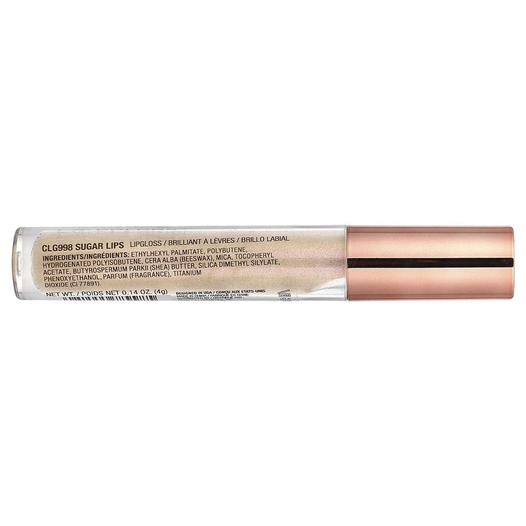 L.A. Colors, High Shine, Shea Butter Lip Gloss, CLG998 Sugar Lips, 4g (0.14oz)