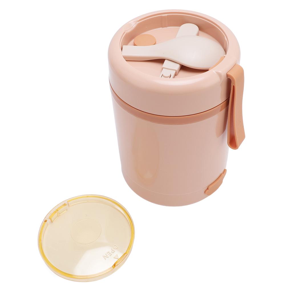 Electric Lunch Box Food Warmer 304 Stainless Steel 60C Constant Temp Lkproof 600ml USB Insulated Food Jar with Spoon for