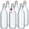 KADAX Glass Bottle 2L For Liqueur Juice Wine With Cork
