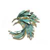 Matte Gold Pearl Wheat Ear Corsage Brooch for Women - High-End Versatile Pin with Anti-Exposure Design