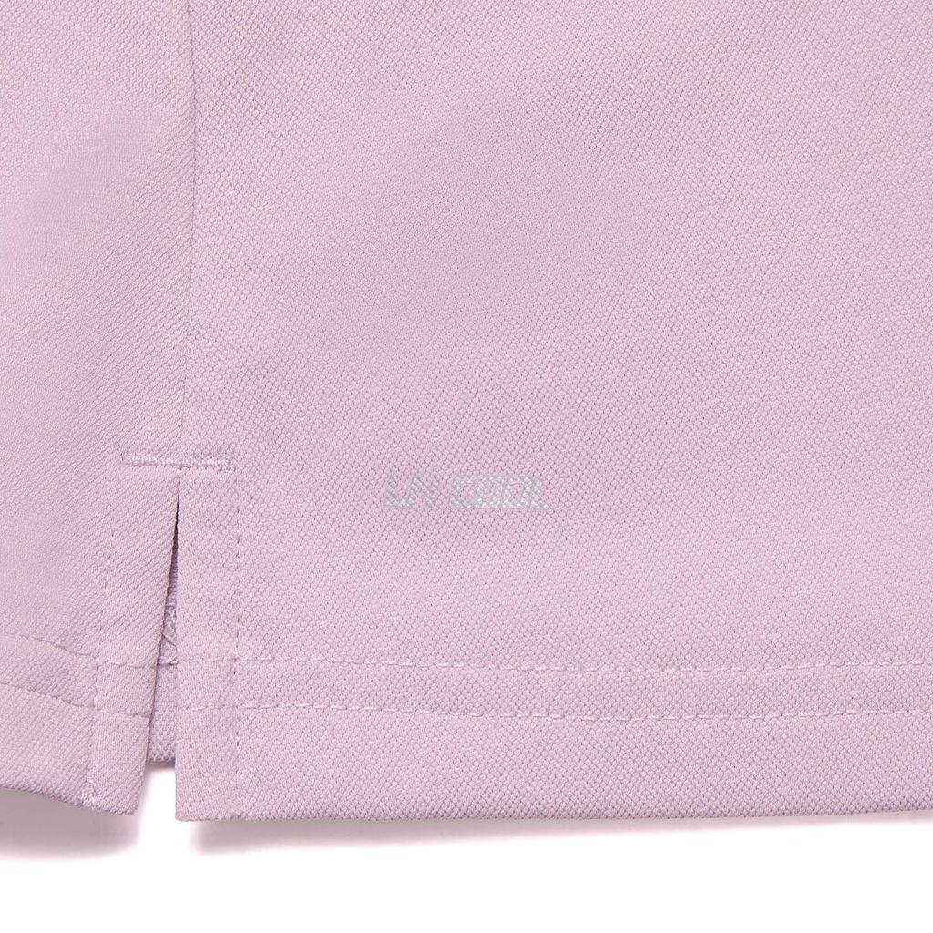 Li Ning Fitness Series Logo Letter Stitched Polo Shirt Women tops APLW470-2