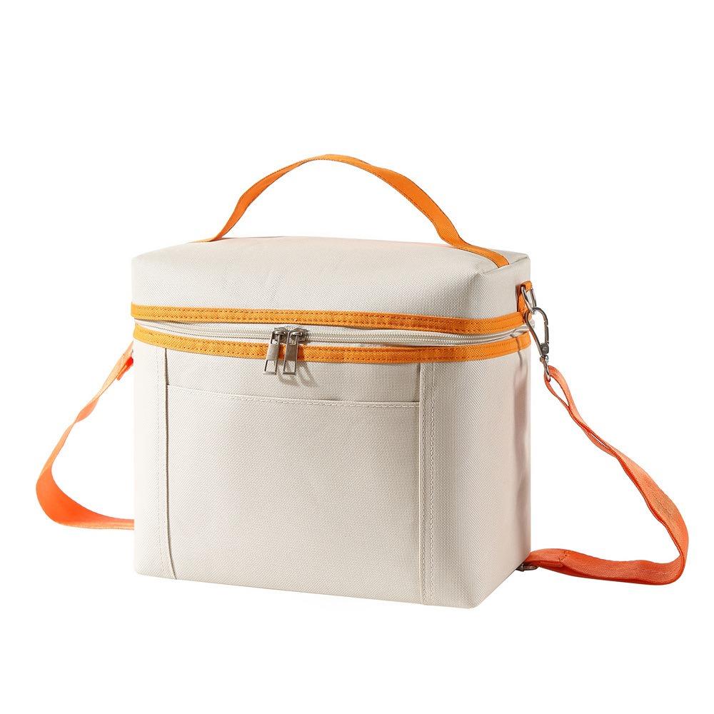 Large Capacity Insulated Lunch Bag Adjustable Shoulder Strap Food Tote Bag Picnic Bag  Lunch