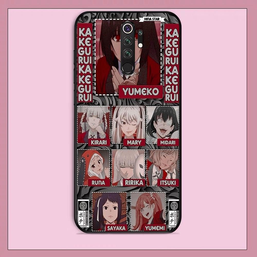 Kakegurui Phone Case For Redmi Note 4 X 5 A 6 7 8 T 9 9S 10 11 11S 11Epro Poco M3 pro