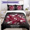 Set Biancheria da Letto 3 Pezzi Stampato Servette FC Traspirante Copripiumino con Federe Biancheria da Letto Decorativa per Camera da Letto Casa