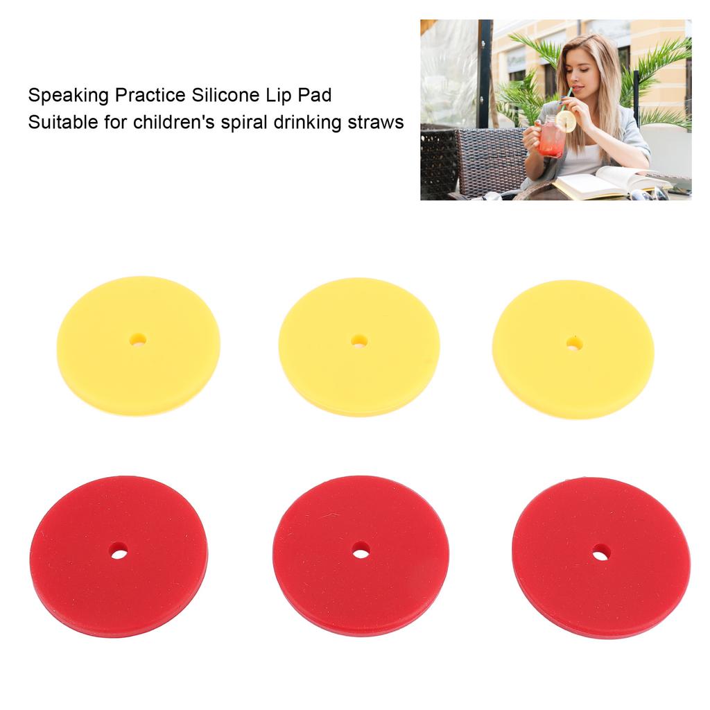 Straw Lip Blocks for Kids Reusable Silicone Speech Practice Easy To Clean Silicone Straw Blocks for Twisty Straws