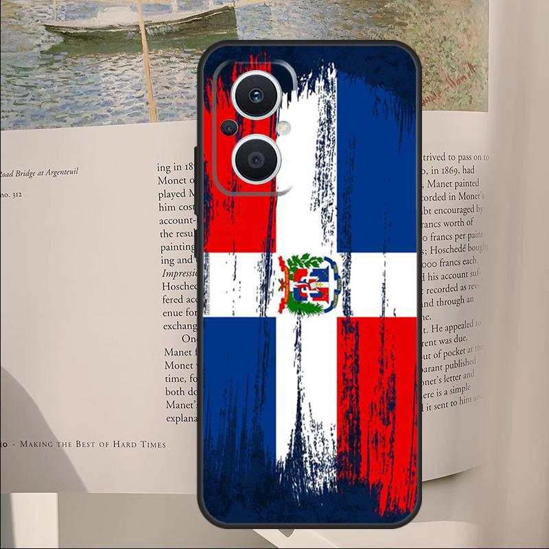 Dominican Republic Flag Cover For OPPO Reno 10 12 13 14 Pro 11 F 12F 13F 14F 7 8 Lite OPPO Find X9 X6 X5 X8 Pro Case