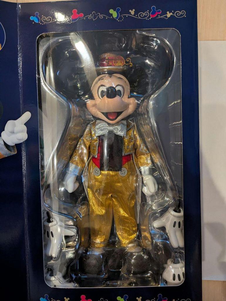 [USED] Disney 30th Anniversary Mickey Mouse Medicom Toy Action Figure with Certificate