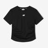 New Balance W Frozen Semi Crop Shirring Short Sleeve Tee B1 nbnef2W542 10 19 41