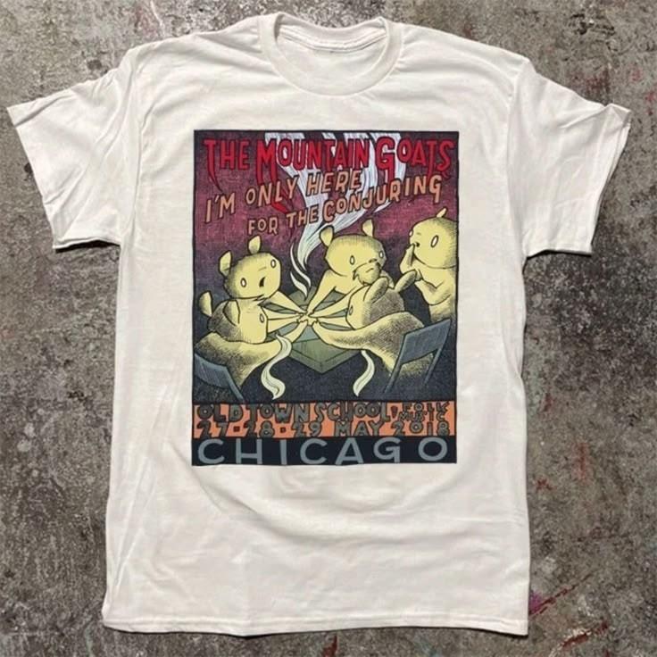 The Mountain Goats band Chicago T-shirt Unisex S-5XL NI525 M