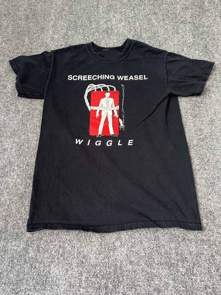 

1990 s Style Screeching Weasel Wiggle Shirt Classic Black Unisex S-5XL UU235 Unisex T-Shirt XXL