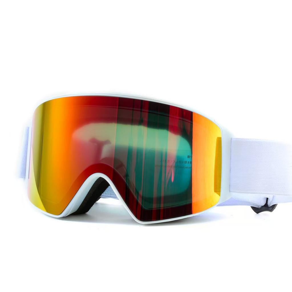 New magnetic ski goggles with double-layer anti-fog and UV protection, preventing snow blindness REVO Zengxi Kaka Myopia Ski Goggles