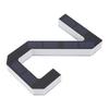 9 Inch Solar LED House Number Water Proof Auto Sensing Outside Address Sign Light Modern Style Black Number 2