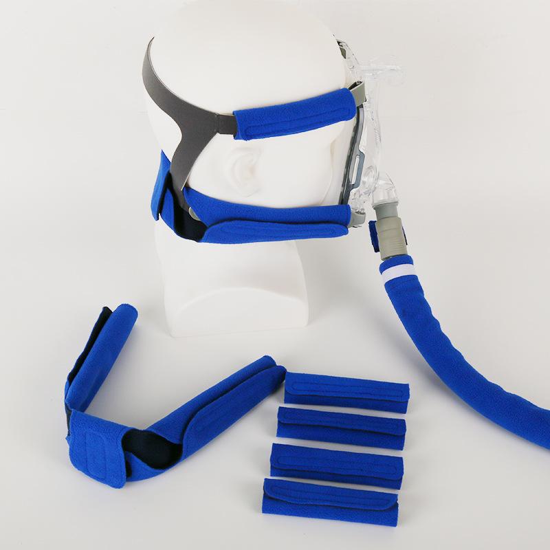 4 Stück CPAP-Maskenband-Abdeckungen, CPAP-Maskenband-Komfortpolster, CPAP-Gesichtspolster, Bequeme Zubehörteile, Maskenabdeckung Universal und Wiederverwendbare Polster