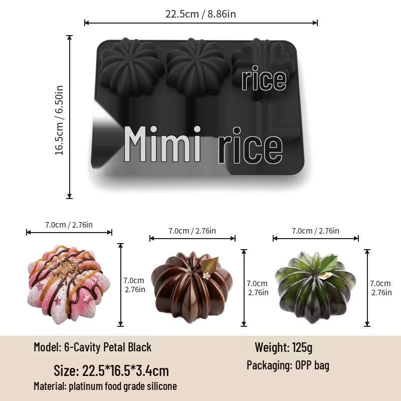 Moule à gâteau en silicone de qualité alimentaire: Moule 12 cavités Banane Myrtille Poire Mousse, Démoulage Facile & Résistant à la Chaleur