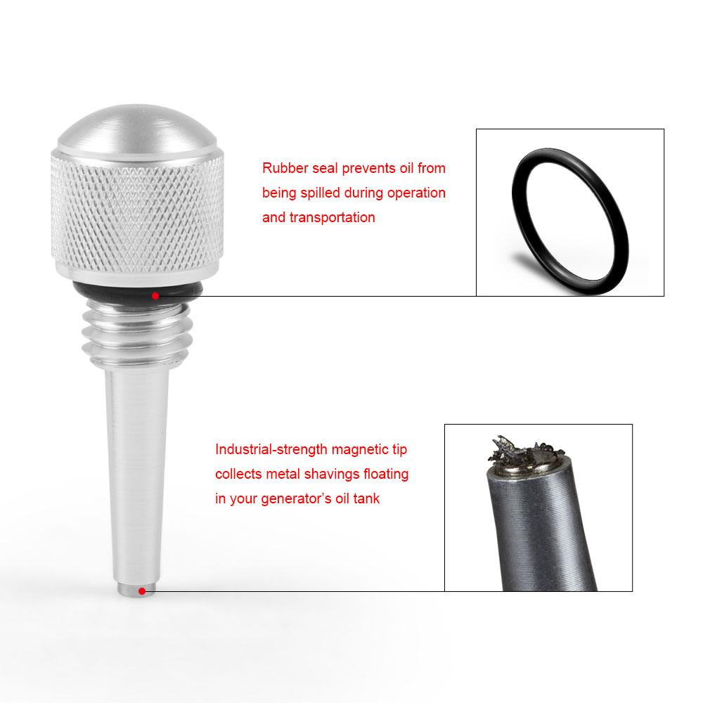 M18*2.5 Magnetic Oil Dipstick for Inverter Generators for WEN 56125I 56200I For Yamaha EF2000IS EF1000IS For Predator 2000