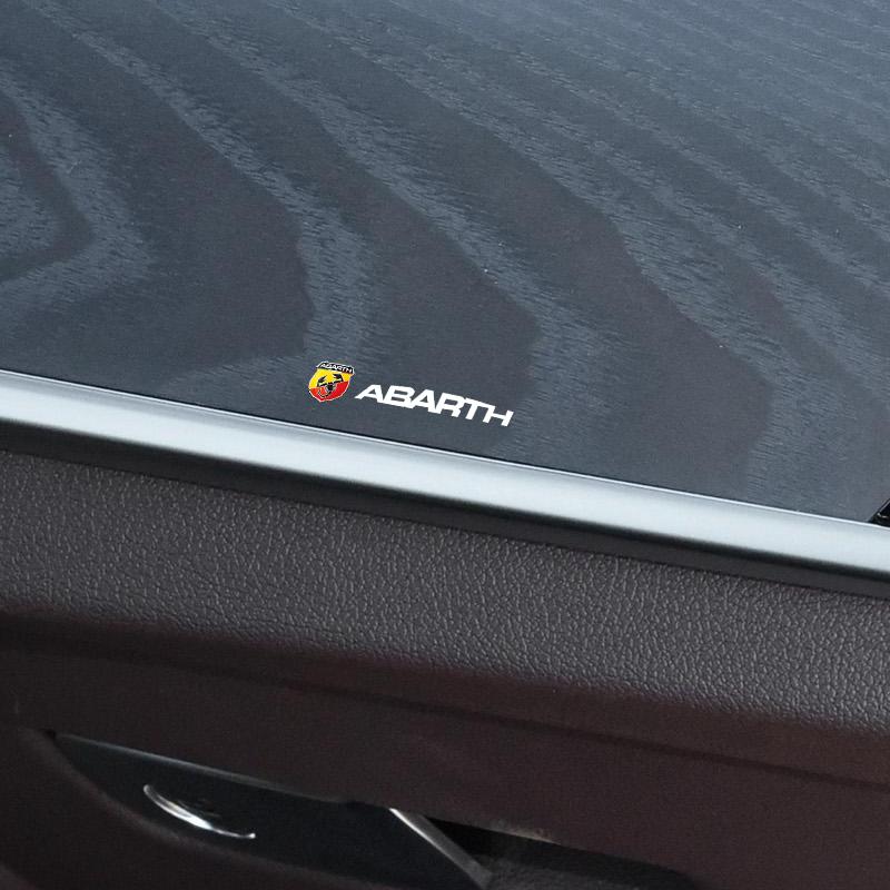 Pegatina Aleatoria para Interior de Coche Artículos para Coche Pegatina para Volante de Coche Para Para Abarth UNO Astra Bravo Panda Linea Freemont Strada Doblo