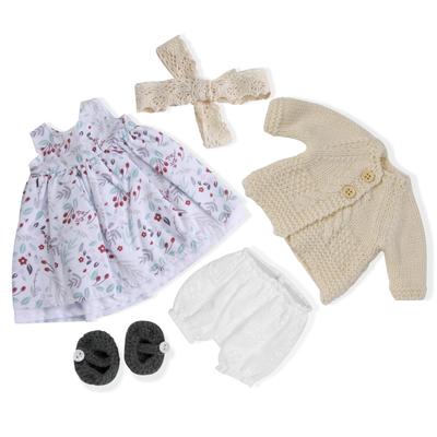 BlissfulPixie Handmade Waldorf Doll Clothes 30cm Clothes Set Lovely Box Girls Christmas Birthday Gift Kiki Clothes Accessories -