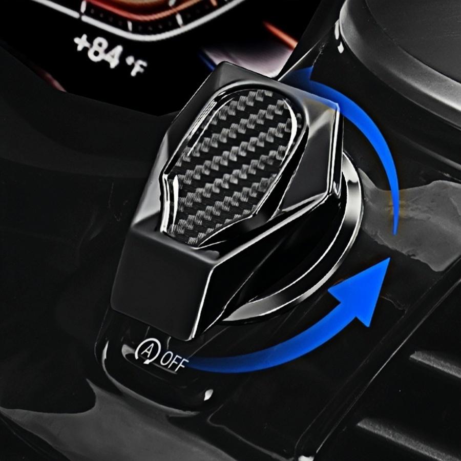 Creative Stickers for One Key Start Metal Button Cover and Engine Switch Decoration, Used for Car Decoration