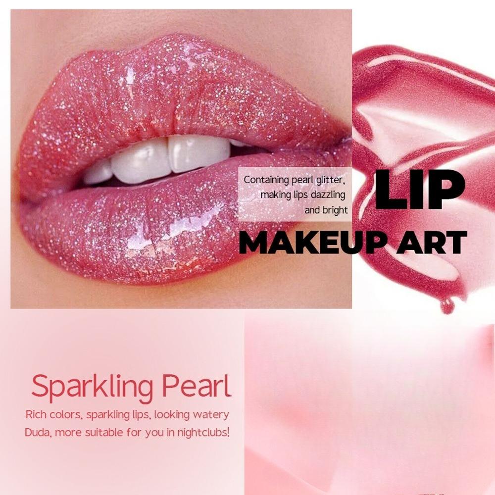 Pearlescent lip gloss, long-lasting waterproof lip makeup explosion