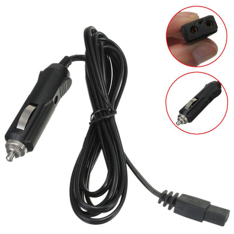 2m Car Mini Refrigerator Power Cord Universal 12v/24v 2 Pin Auto Connection Plug Interior Extension Cord Replacement