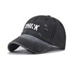 Embroidered Tark Letter Classic Outdoor Baseball Cap With Washed Finish Vintage