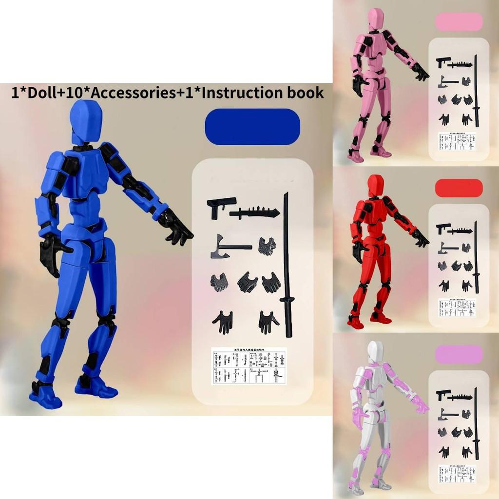 Versatile Jointed Figurine Stress Relief Toy Perfect For Creative Diy Enthusiasts