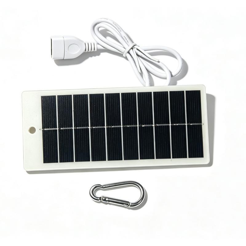 1.5W 5V USB Portable Solar Charger Fast Charging Mini Panel Suitable for Outdoor Camping Travel Use