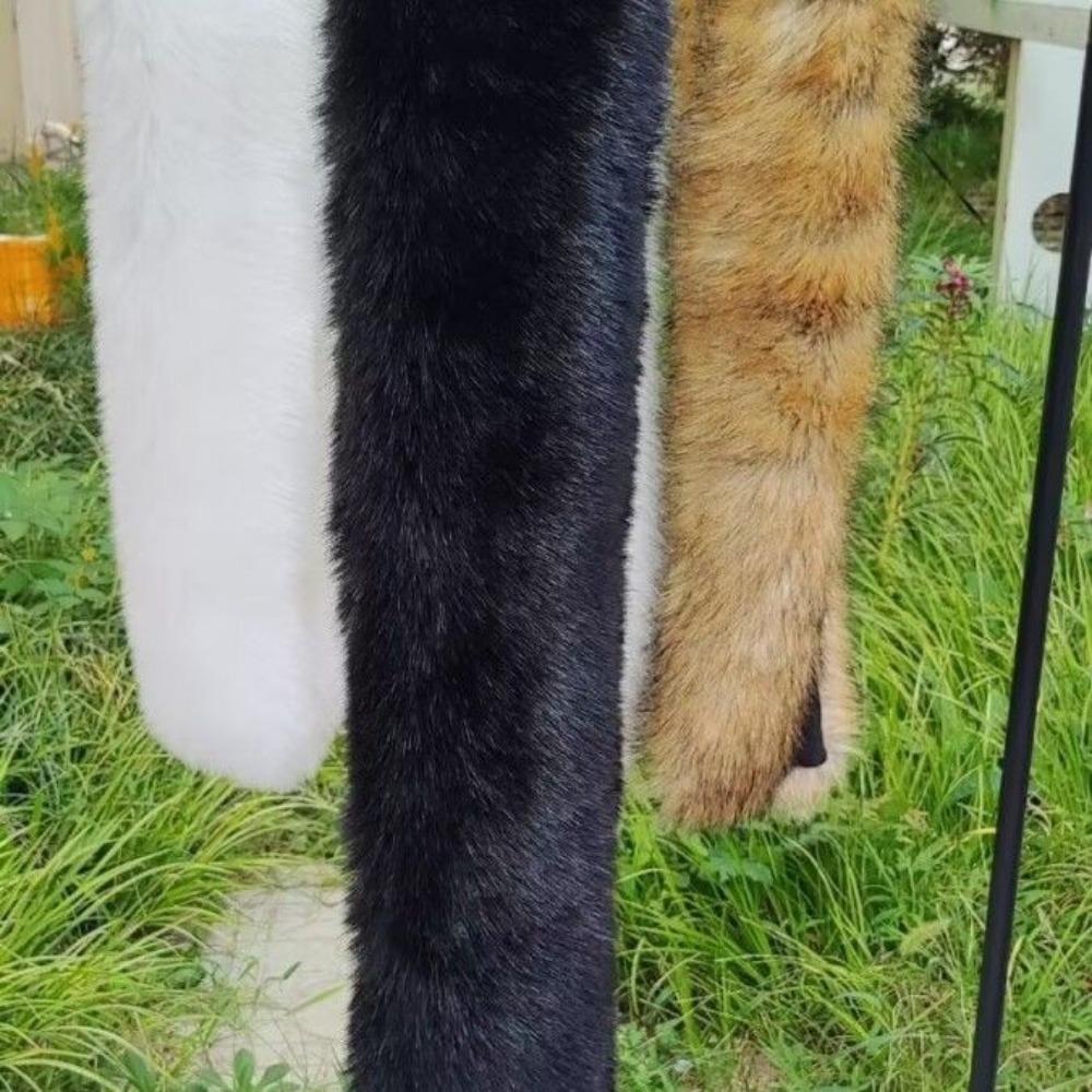 Long Scarf Unisex Imitation Fur Scarf Cold-proof Fox Hair Big Hair Collar Student Warm Neck Cover Tide